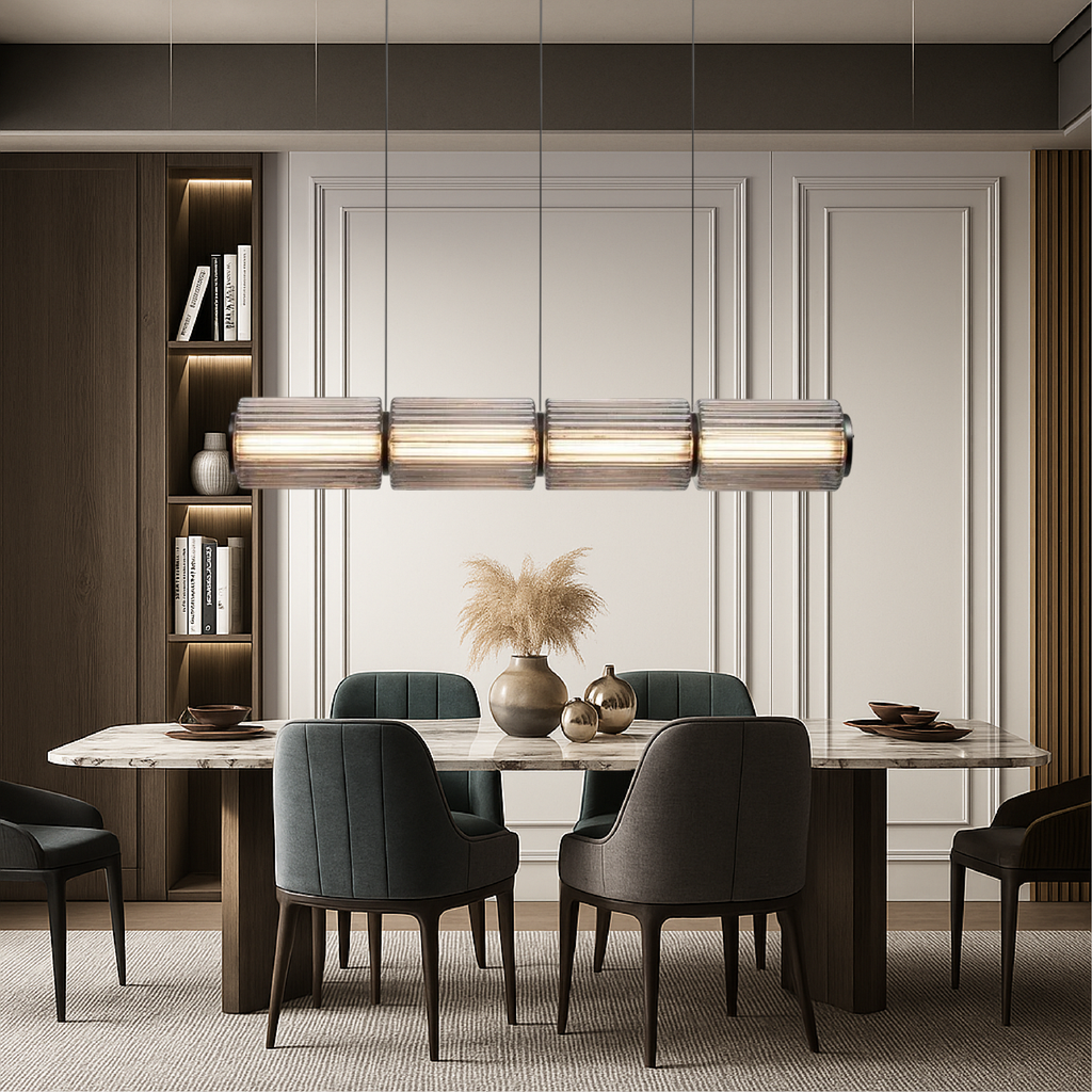 Cylinder Glass Pendant Lamp