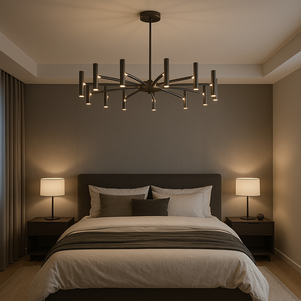 12 Heads Contemporary Chandelier