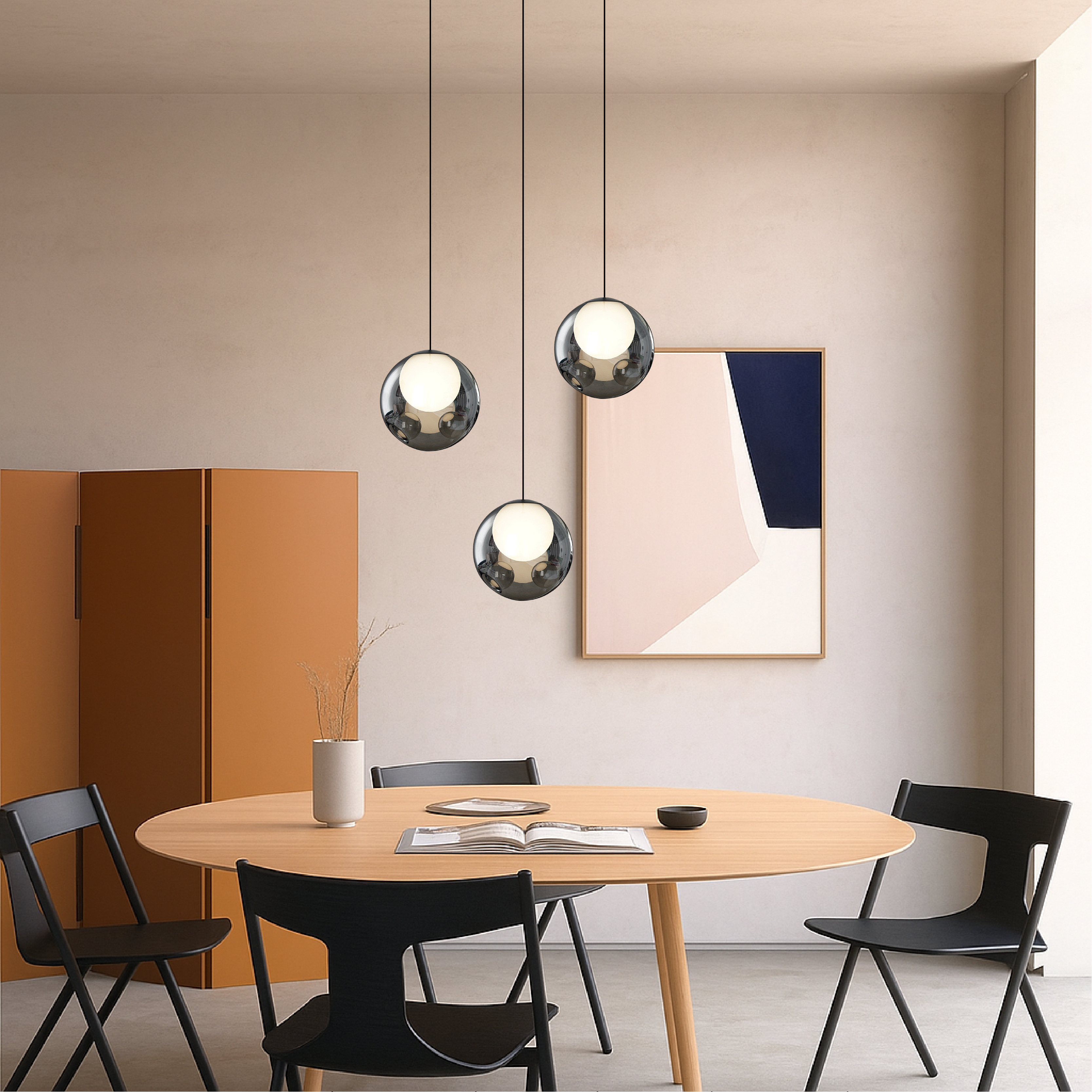 Italian Glass Pendant Light