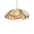 Wooden Flower Pendant Light