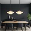 Milky White Glass Pendant Light