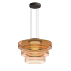 Danish Glass Bauhaus Pendant Light