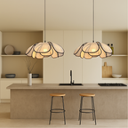 Wooden Flower Pendant Light