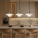 2/3 Head Danish Designer Pendant Light