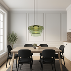 Danish Glass Bauhaus Pendant Light