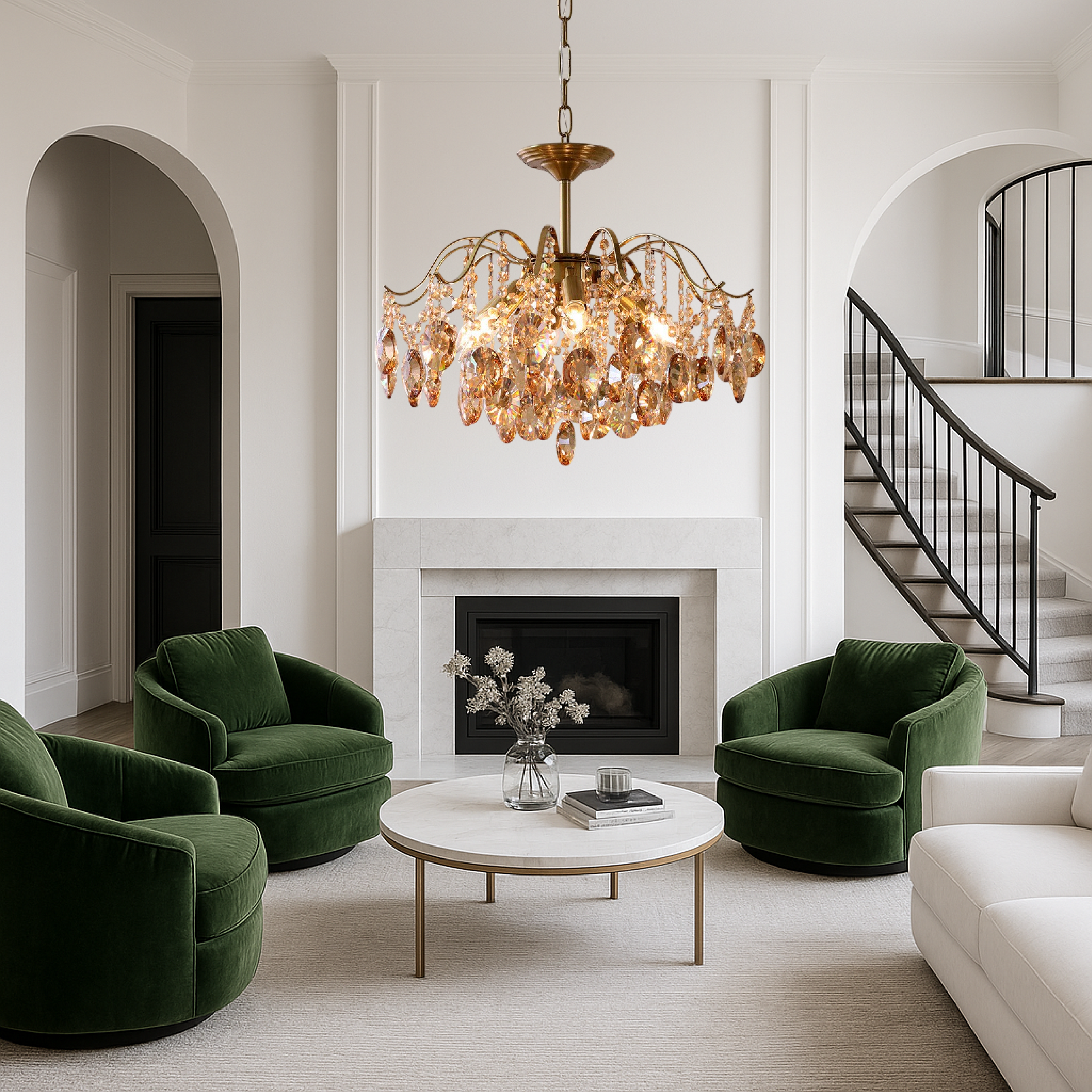 Crystal Retro Chandelier