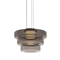 Danish Glass Bauhaus Pendant Light
