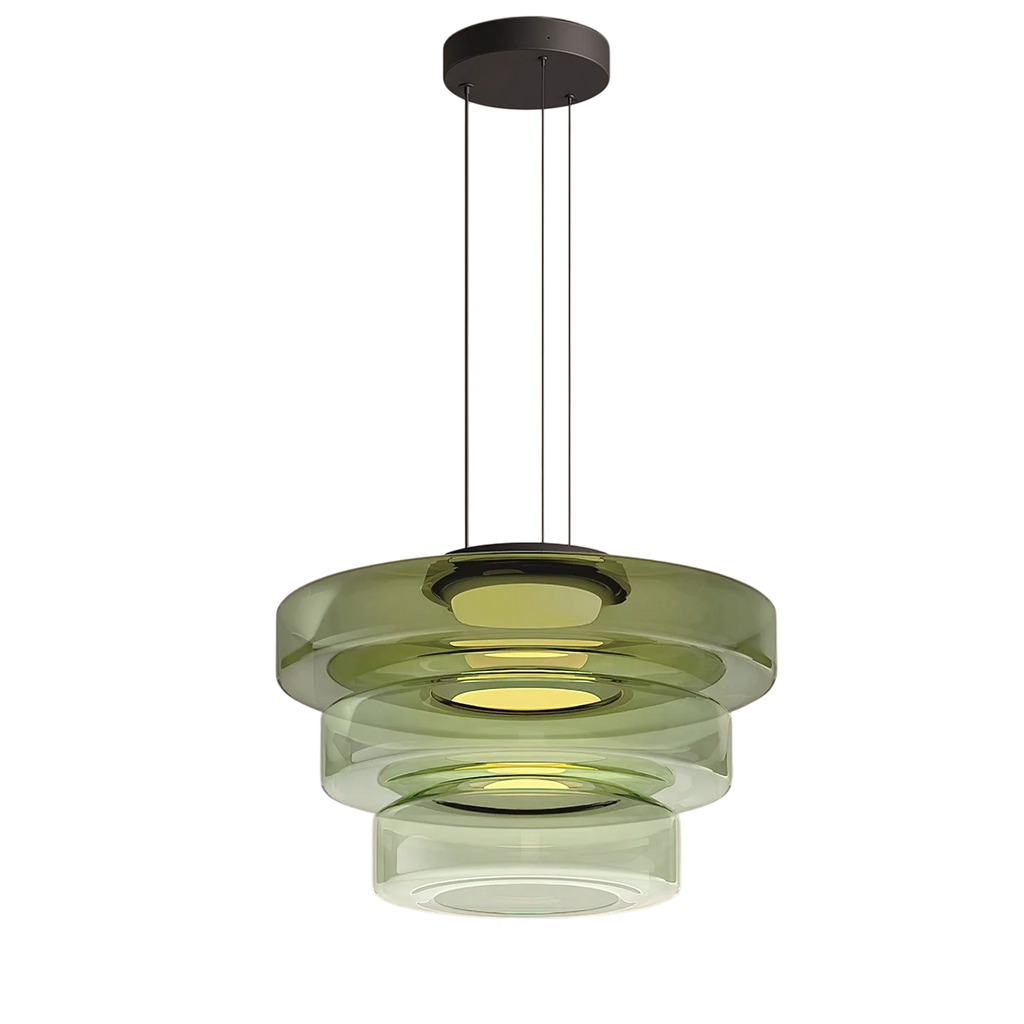 Danish Glass Bauhaus Pendant Light