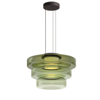 Danish Glass Bauhaus Pendant Light