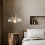 Glass Flower Pendant Light