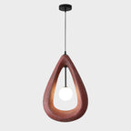 Japandi Oval Pendant Light