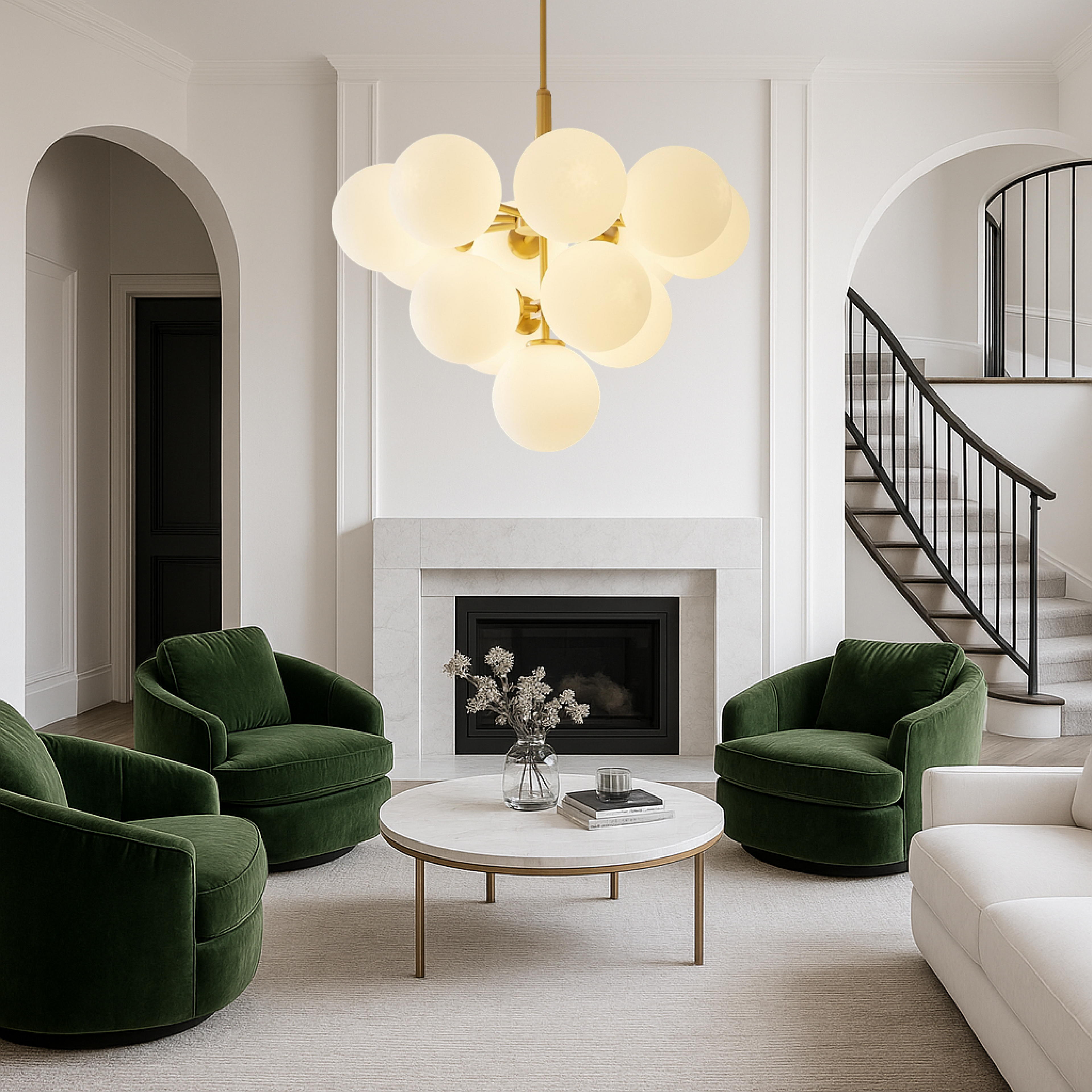Nordic Ball Chandelier