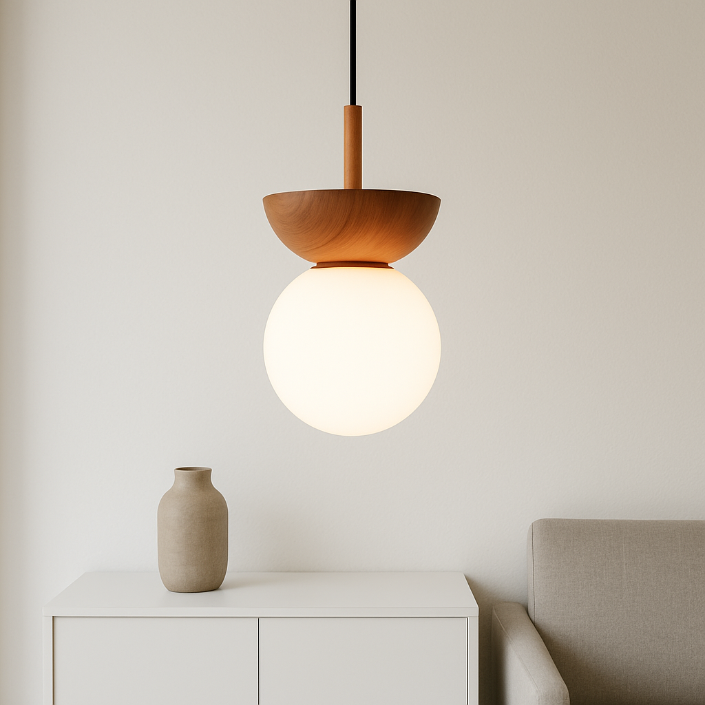 Japandi Pendant Light – Natural Look
