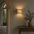 Marble Cube Wall Light