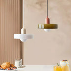 Bauhaus Colored Glass Pendant Light