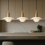 2/3 Head Danish Designer Pendant Light