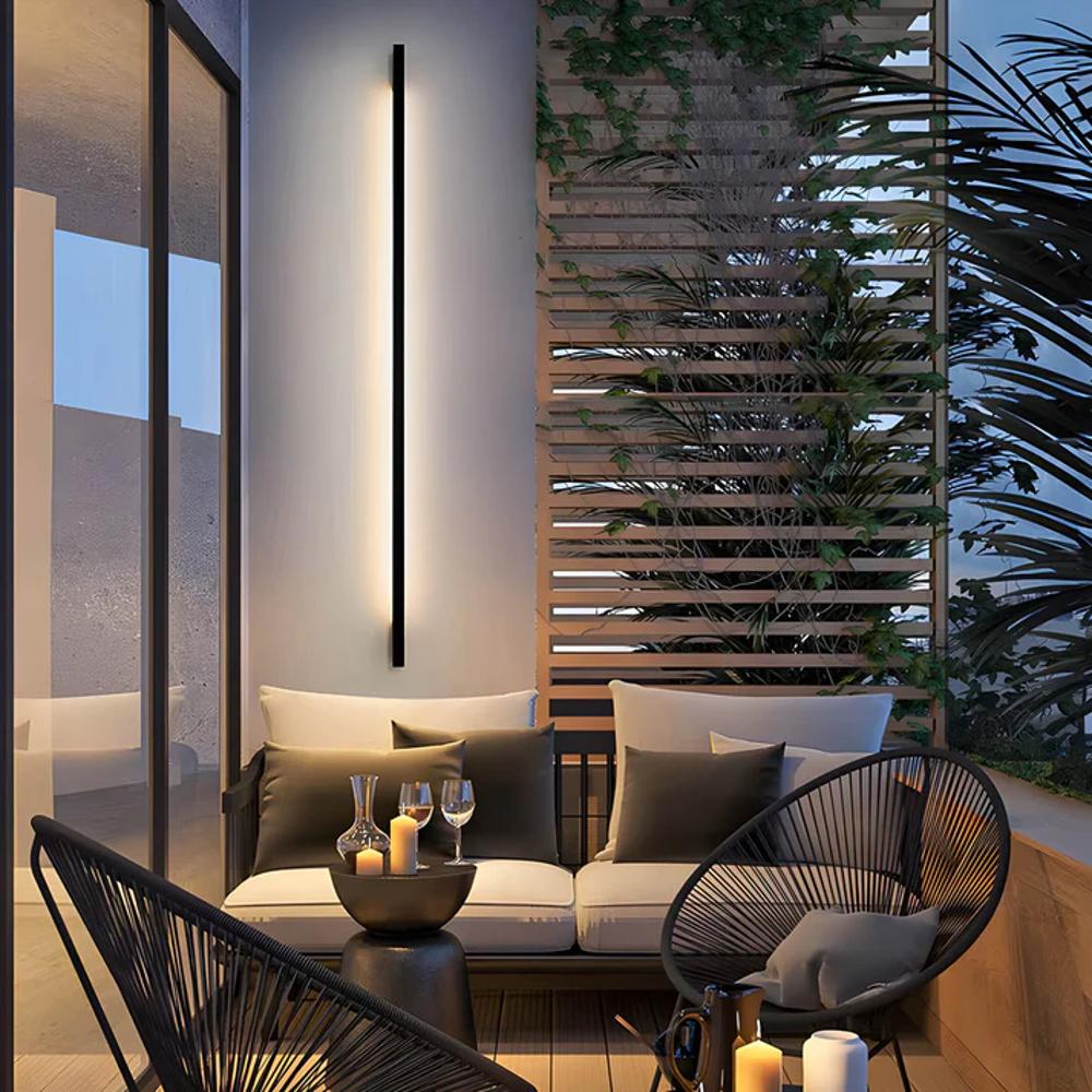 Dorka Outdoor Pillar Wall Light