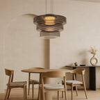 Danish Glass Bauhaus Pendant Light