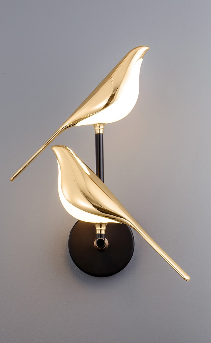 MrBird's Modern wall light in the shape of birds