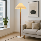 Yrus Vintage Wooden Floor Lamp