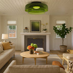 Nordic Bauhaus Glass Layered Pendant Light