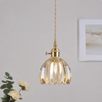 Japanese Glass Pendant Light