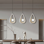 Japandi Oval Pendant Light