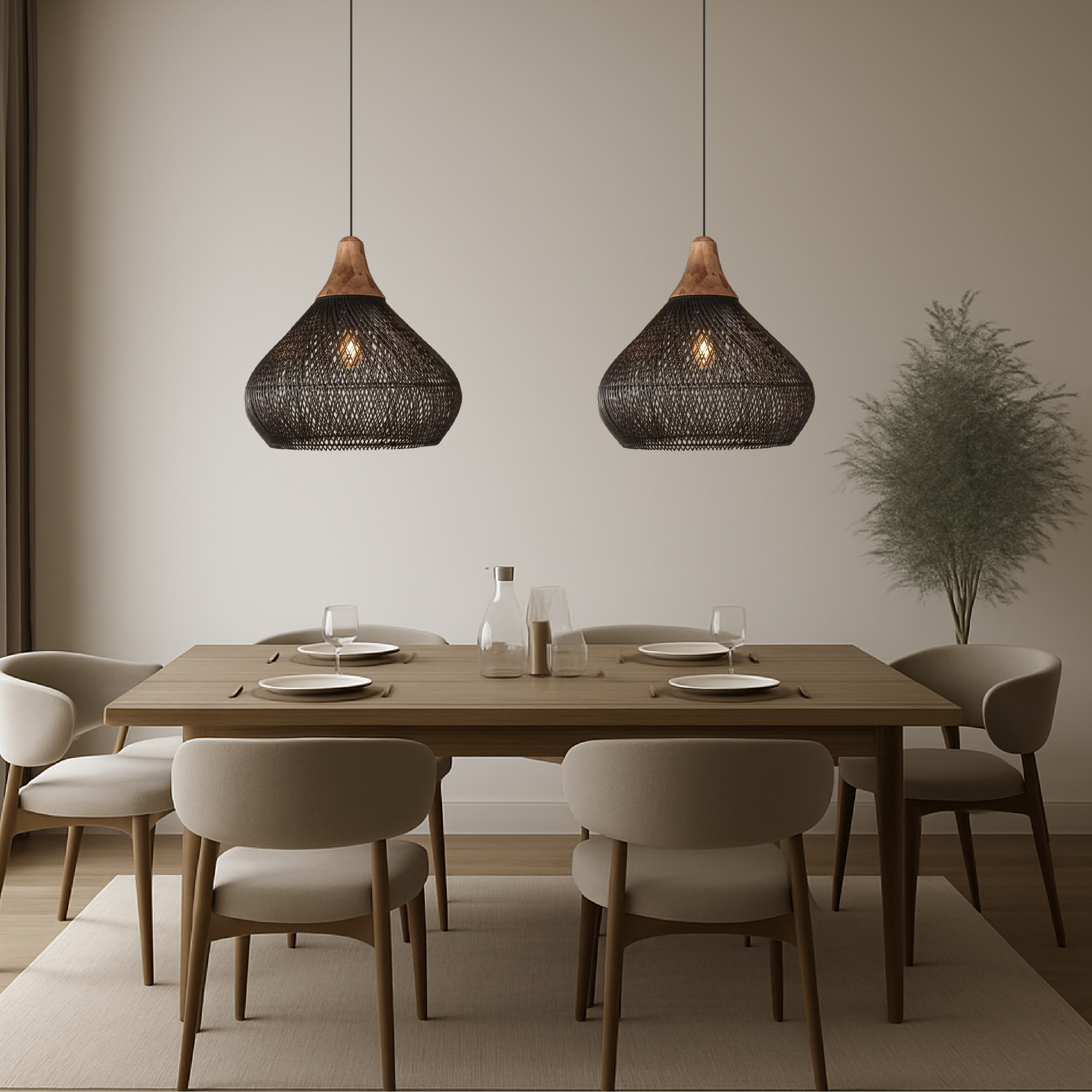 Japanese Designer Pendant Light