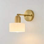 Colored Glass Bauhaus Wall Light