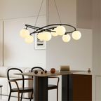 Nordic Retro Black Chandeliers
