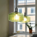 Colored Glass Pendant Light