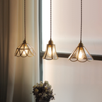 Vintage Glass Pendant Light