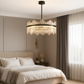 Terri Crystal Black Chandelier