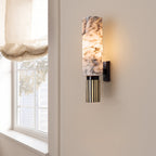 Copper stone Wall Light