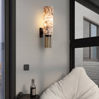 Copper stone Wall Light