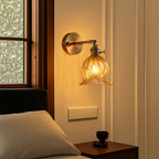 Flower Glass Wall Light