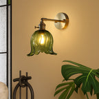 Flower Glass Wall Light