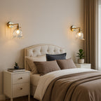 Flower Glass Wall Light